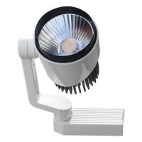 Μονοφασικό Bridgelux COB LED Φωτιστικό Σποτ Ράγας 10W 230V 1500lm 24° Θερμό Λευκό 3000k GloboStar 93012