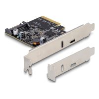 DELOCK κάρτα επέκτασης PCI x4 σε USB-C & USB-C PD 90074