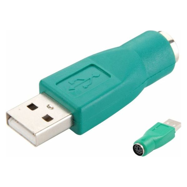 POWERTECH αντάπτορας USB 2.0 αρσενικό σε PS2 θηλυκό CAB-U020