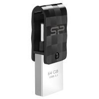 SILICON POWER Dual USB Flash Drive C31