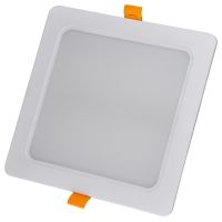 Avide LED Ceiling Lamp Recessed Panel Square Plastic 18W CW 6400K