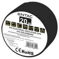 Entac Insulation Tape 0.13x50mm Black 20m