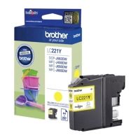BROTHER LC-221 YELLOW INK CRTR (BRO-LC-221Y)