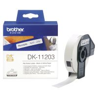 Brother DK-11203 Label Roll – Black on White