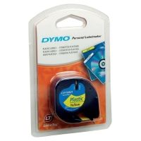 DYMO 91202 LETRA TAG PLASTIC TAPE YELLOW 4m X 12mm (S0721620) (DYMO91202)