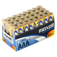 Αλκαλική Μπαταρία Maxell Alkaline LR03/AAA Alkaline Battery 32τμχ (4M9025) (MAX49025)