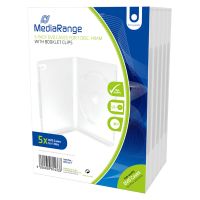 MediaRange DVD Case  for 1 Disc 14mm Transparent (5 Pack) (MRBOX30-T)
