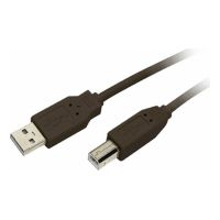 MEDIARANGE CABLE USB 2.0 AM/BM 5.0M BLACK (MRCS102)