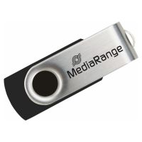 MEDIARANGE USB FLASH DRIVE 4GB BLACK/SILVER (MR907)