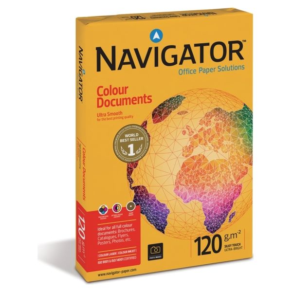 Navigator A4 120GR (Color Documents) Professional Printing Paper 250 Sheets (NVG330967)