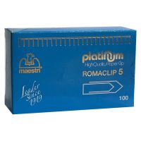 Roma Clip No. 5 Connectors 100 Platinum (ROM1092163)