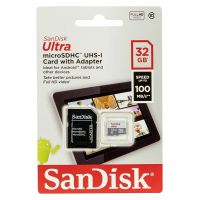 Sandisk Memory 32GB Ultra microSDHC/microSDXC UHS-I (SDSQXCG-032G-GN6MA) (SANSDSQXCG-032G-GN6MA)