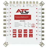 ATC Πολυδιακόπτης ATC-0916 (2 Sat + 1 Ter / 16 Εξόδοι)