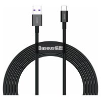 Baseus Type-C - Type-C Superior cable Quick Charge / Power Delivery / FCP 100W 5A 20V 2m black (CATYS-C01) (BASCATYS-C01)