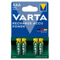 Varta Ready2use R03 AAA Ni-MH rechargeable Batteries 800 mAh 4pcs (56703B4) (VART56703B4)