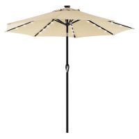 SONGMICS Floor Umbrella Round 180 g/m² Beige (GPU040M01) (SNGGPU040M01)