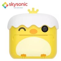 Skysonic Instant Kids Camera Lite με θερμικό εκτυπωτή και εφαρμογή WiFi (Κίτρινο Καναρινάκι)