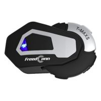 FreedConn T-MAX S Ενδοεπικοινωνία Μονή για Κράνος Μηχανής με Bluetooth 1200m για έως 6 χρήστες