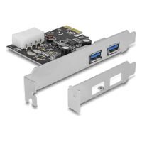 DELOCK κάρτα επέκτασης PCI x1 σε 2x USB 89243