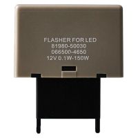 LED FLASHER (ΦΛΑΣΙΕΡΑ) 8 ΕΠΑΦΩΝ (L+-) 40x30x27mm  M-TECH-  1ΤΕΜ.