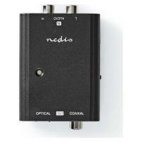 Nedis Converter RCA / Toslink female to RCA 2x female (ACON2508BK) (NEDACON2508BK)