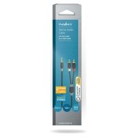 Nedis Cable 3.5mm male - RCA male Black 1m (CABW22200AT10) (NEDCABW22200AT10