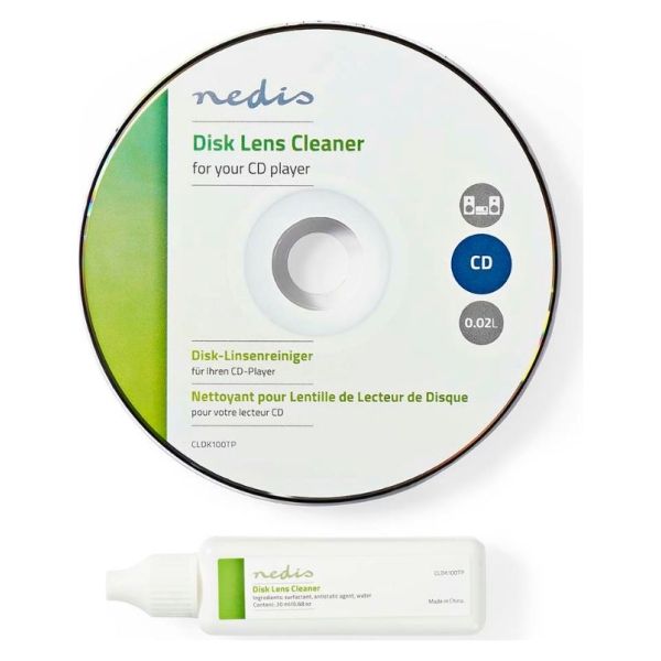 Nedis Disc Lens Cleaner Blu-ray DVD 20 ml (CLDK100TP) (NEDCLDK100TP)