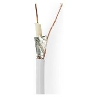 Nedis Coaxial Cable RG6T 100m White (CSBR4010WT1000) (NEDCSBR4010WT1000)
