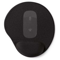 Nedis Mouse Pad with Wrist Support Black (MPADFG100BK) (NEDMPADFG100BK)