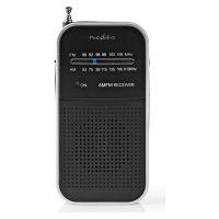 Nedis Battery Radio Silver Silver/Black (RDFM1110SI) (NEDRDFM1110SI)