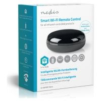 Nedis Wi-Fi Smart Universal Remote Control Infrared Black Smart Hub Comptaible with Alexa / Google Home (WIFIRC10CBK) (NEDWIFIRC10CBK)