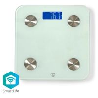 Nedis Smart Scale with Body Fat Monitor in White (WIFIHS10WT) (NEDWIFIHS10WT)
