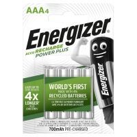 Energizer Power Plus Επαναφορτιζόμενες Μπαταρίες AAA Ni-MH 700mAh 1.2V 4τμχ (8218980) (ENE8218980)