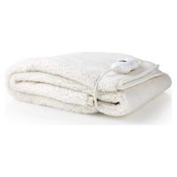 Nedis Single Electric Blanket Plain White 60W 80x150cm (PEBL120CWT1) (NEDPEBL120CWT1)
