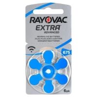 Rayovac Extra Advanced Μπαταρίες Ακουστικών Βαρηκοΐας 675 1.45V 6τμχ (22574037) (RAY22574037)
