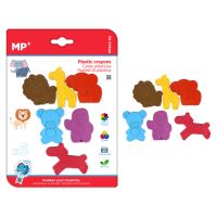 MP χρωματιστές κηρομπογιές PP942-02 με σχήμα ζωάκια