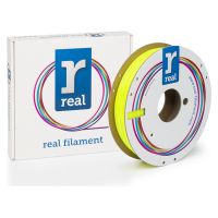REAL PETG 3D Printer Filament - Translucent Yellow - spool of 0.5Kg - 1.75mm (REFPETGTYELLOW500MM175)