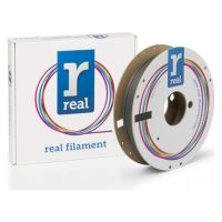 REAL PLA Matte 3D Printer Filament - Shadow Gray - spool of 0.5Kg - 1.75mm (REFPLAMATTEGRAY500MM175)
