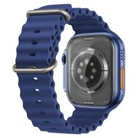 XO M8 Pro wireless charging smart sports watch 1.96" 49mm Blue