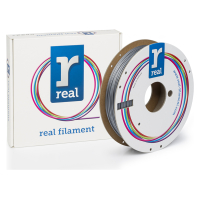 REAL PLA 3D Printer Filament - Silver - spool of 0.5Kg - 1.75mm (REFPLASILVER500MM175)